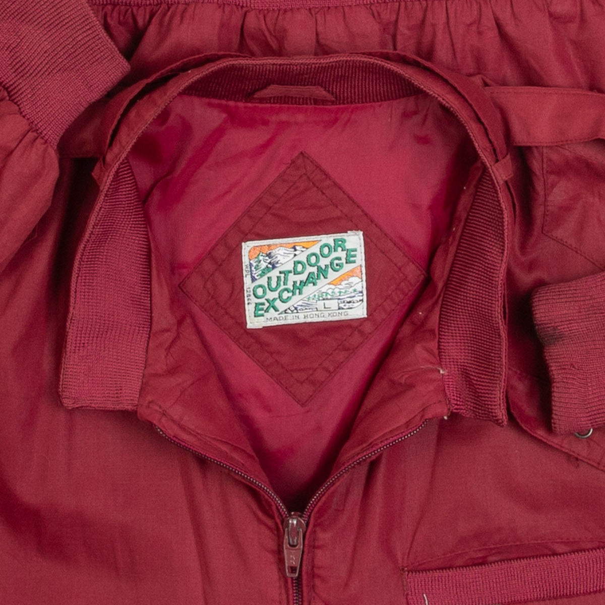 MEN'S VINTAGE 1990S UTILITY BOMBER JACKET - LARGE