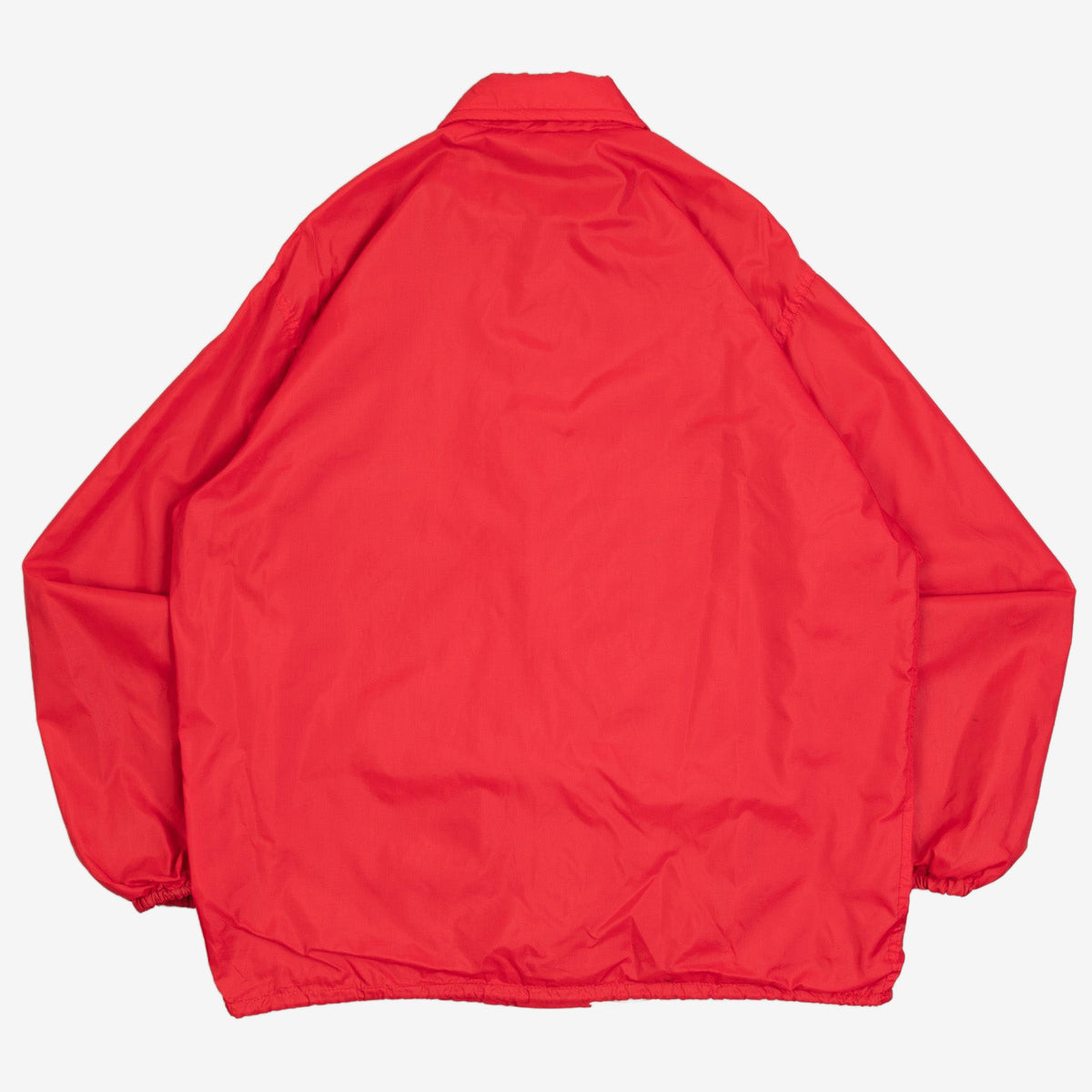 MEN'S VINTAGE 1980S BIG RED COACH JACKET - MEDIUM