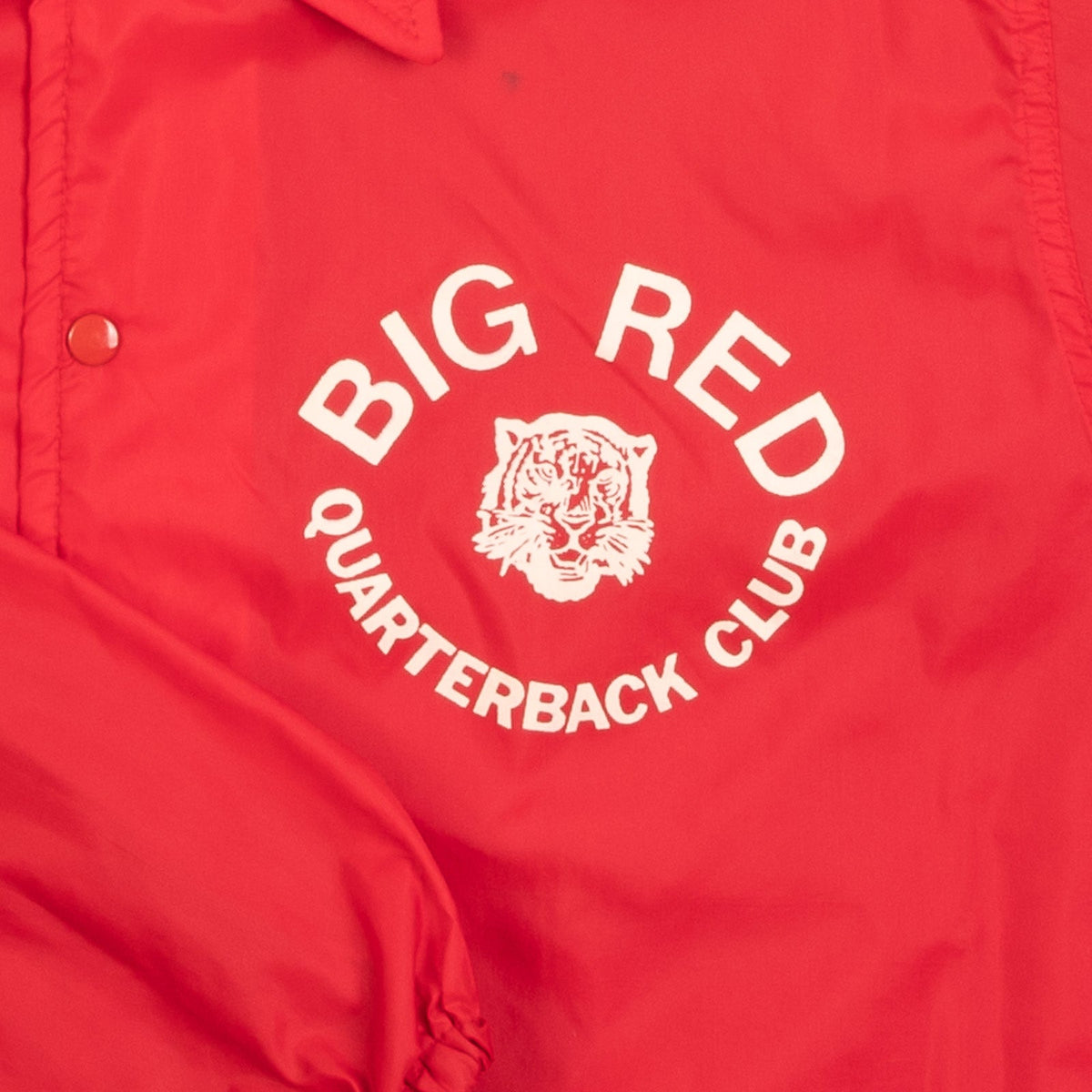 MEN'S VINTAGE 1980S BIG RED COACH JACKET - MEDIUM