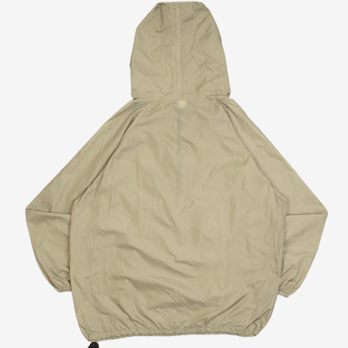 MEN'S VINTAGE HOODED QUARTERZIP WINDBREAKER JACKET - SMALL