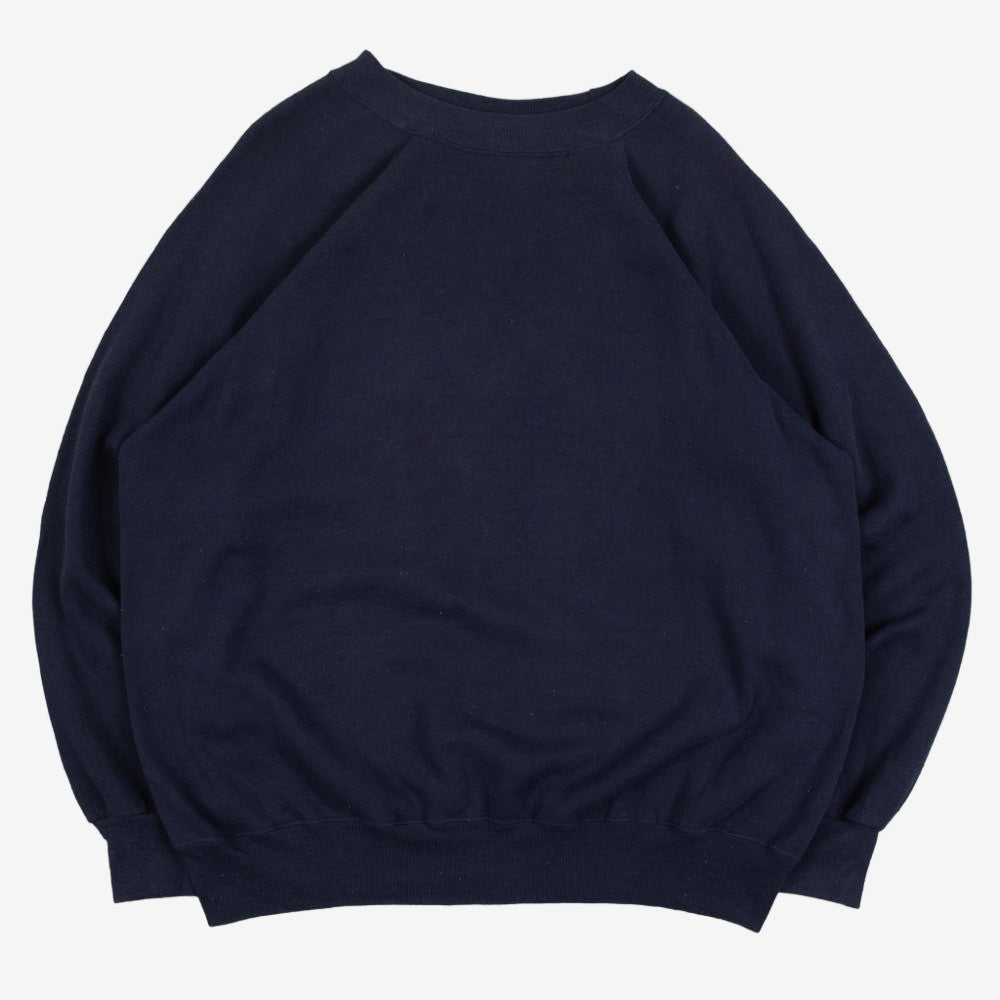 MEN'S VINTAGE 1980S BLANK RAGLAN SWEATSHIRT - XX-LARGE