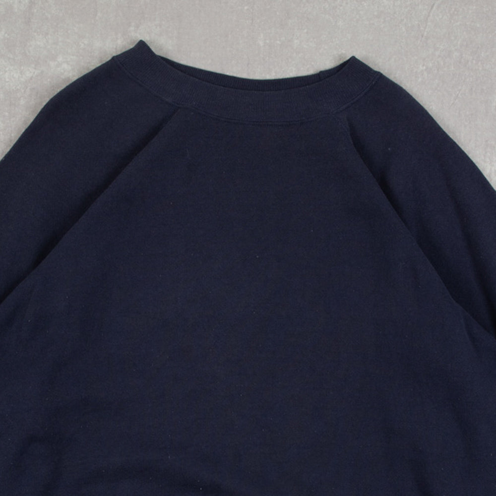 MEN'S VINTAGE 1980S BLANK RAGLAN SWEATSHIRT - XX-LARGE