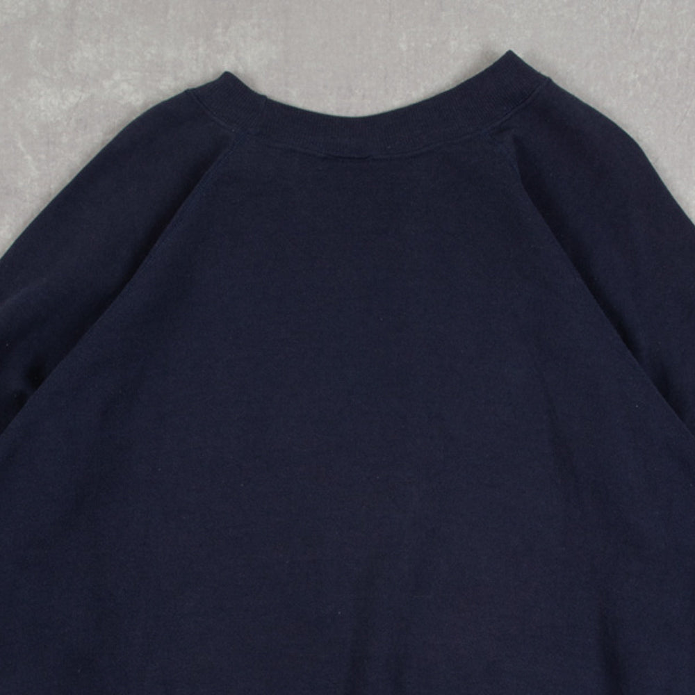 MEN'S VINTAGE 1980S BLANK RAGLAN SWEATSHIRT - XX-LARGE