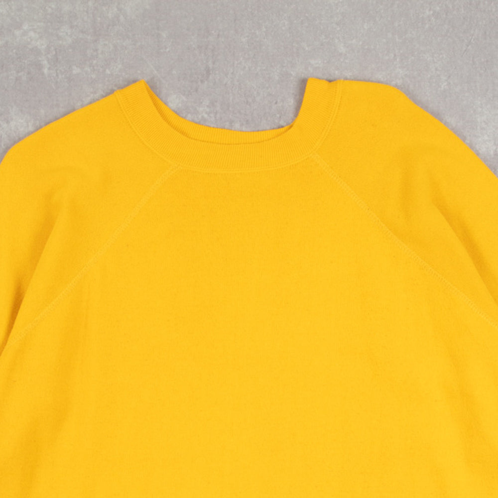 WOMEN'S VINTAGE 1980S BLANK RAGLAN SWEATSHIRT - LARGE