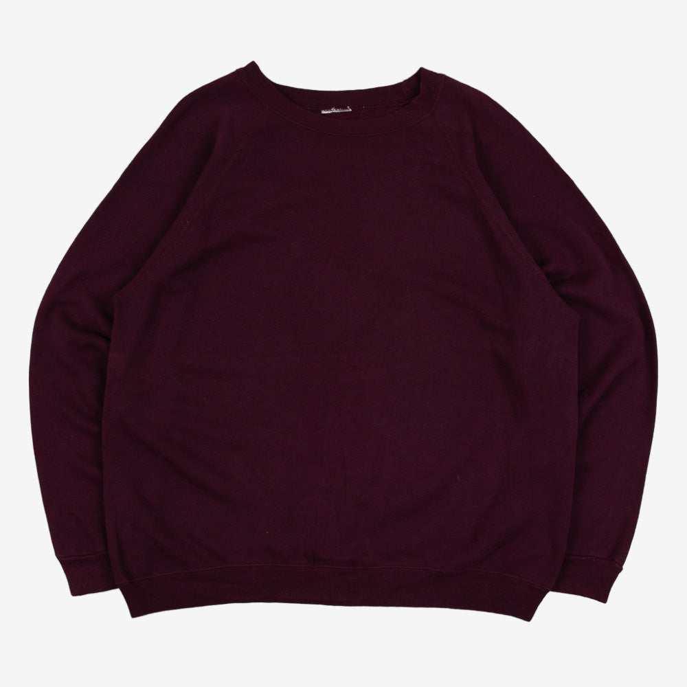 MEN'S VINTAGE BLANK RAGLAN SWEATSHIRT - X-LARGE
