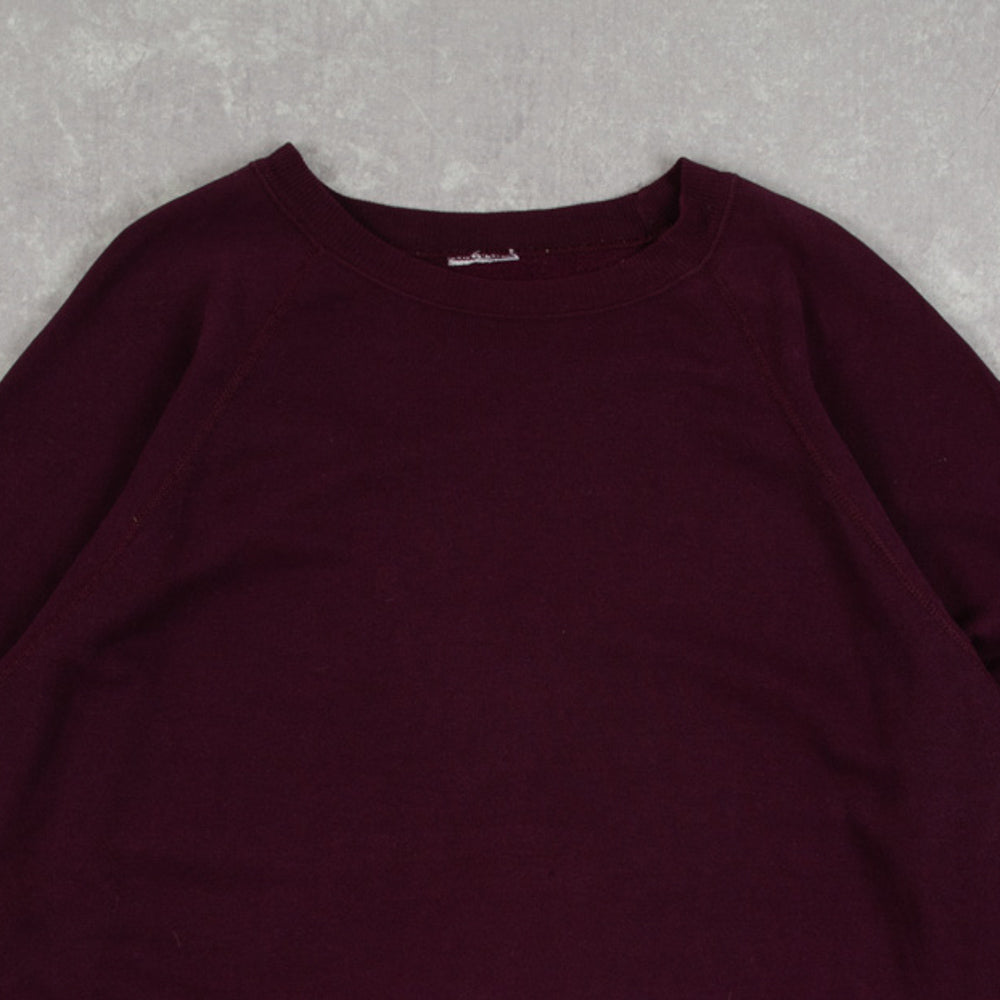 MEN'S VINTAGE BLANK RAGLAN SWEATSHIRT - X-LARGE