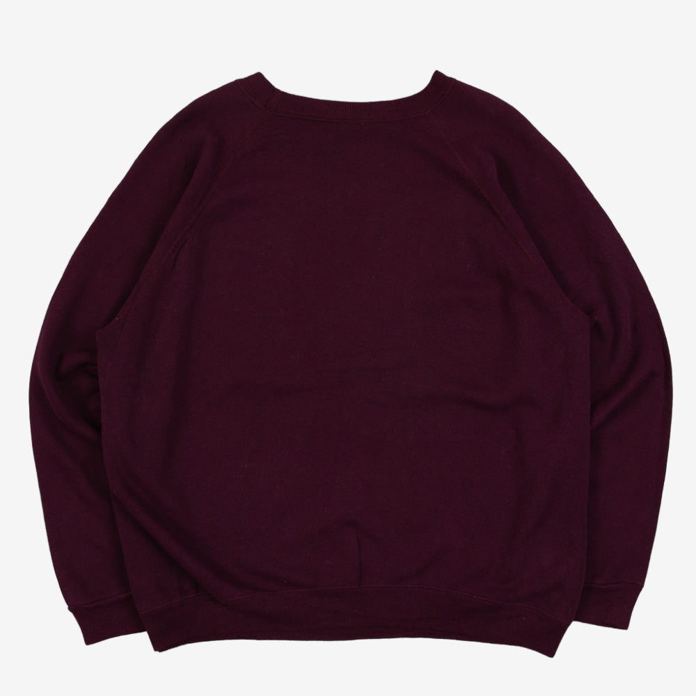 MEN'S VINTAGE BLANK RAGLAN SWEATSHIRT - X-LARGE