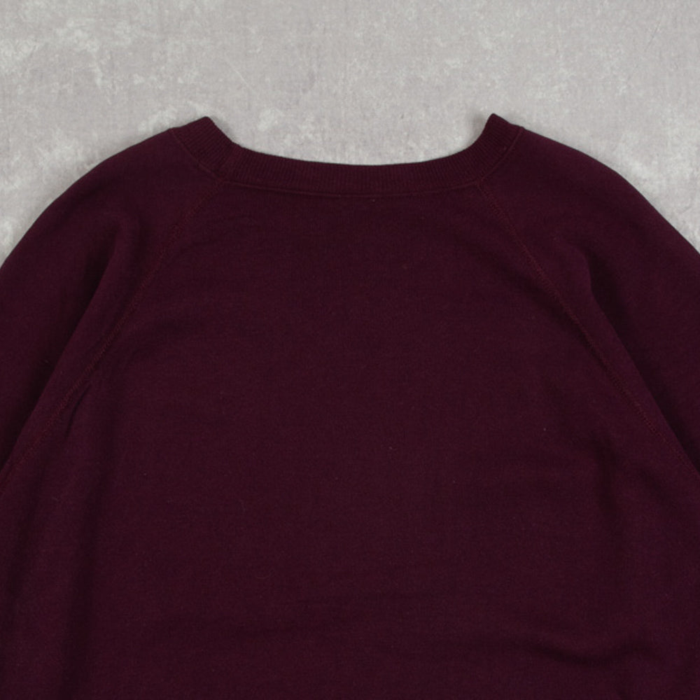 MEN'S VINTAGE BLANK RAGLAN SWEATSHIRT - X-LARGE