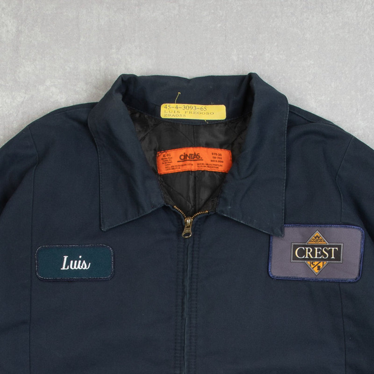 MEN'S VINTAGE 1990S CREST WORKWEAR BOMBER JACKET - X-LARGE