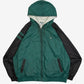MEN'S VINTAGE 1990S FULL ZIP HOODED JACKET - X-LARGE