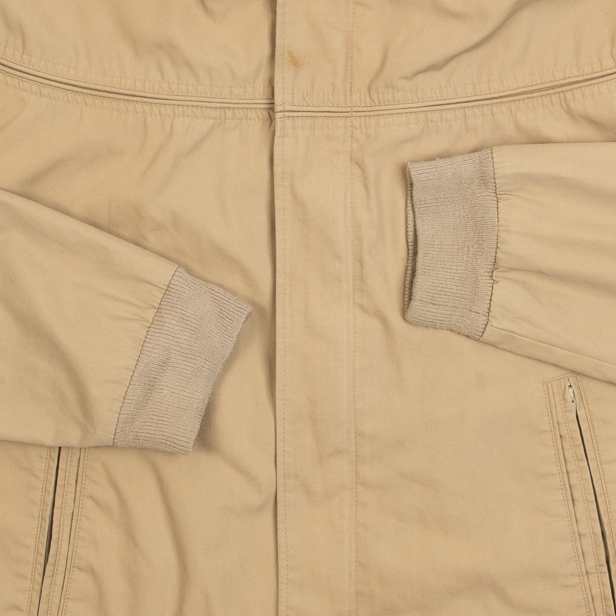 MEN'S VINTAGE 1980S FULL ZIP BOMBER JACKET - LARGE