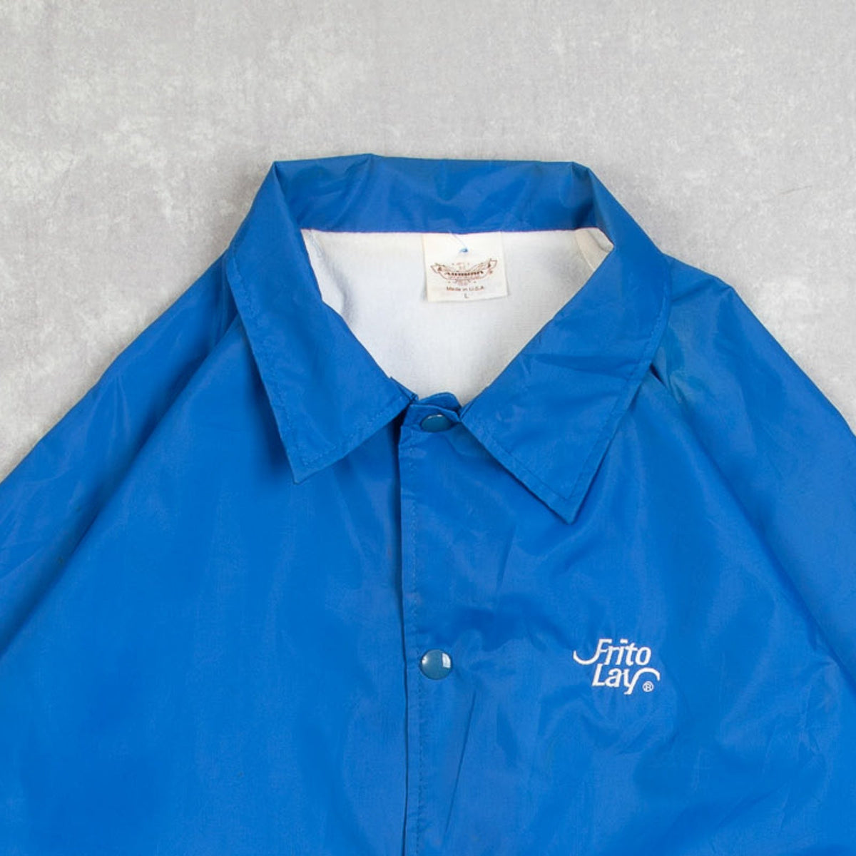 MEN'S VINTAGE 1980S FRITO LAY COACH JACKET - LARGE