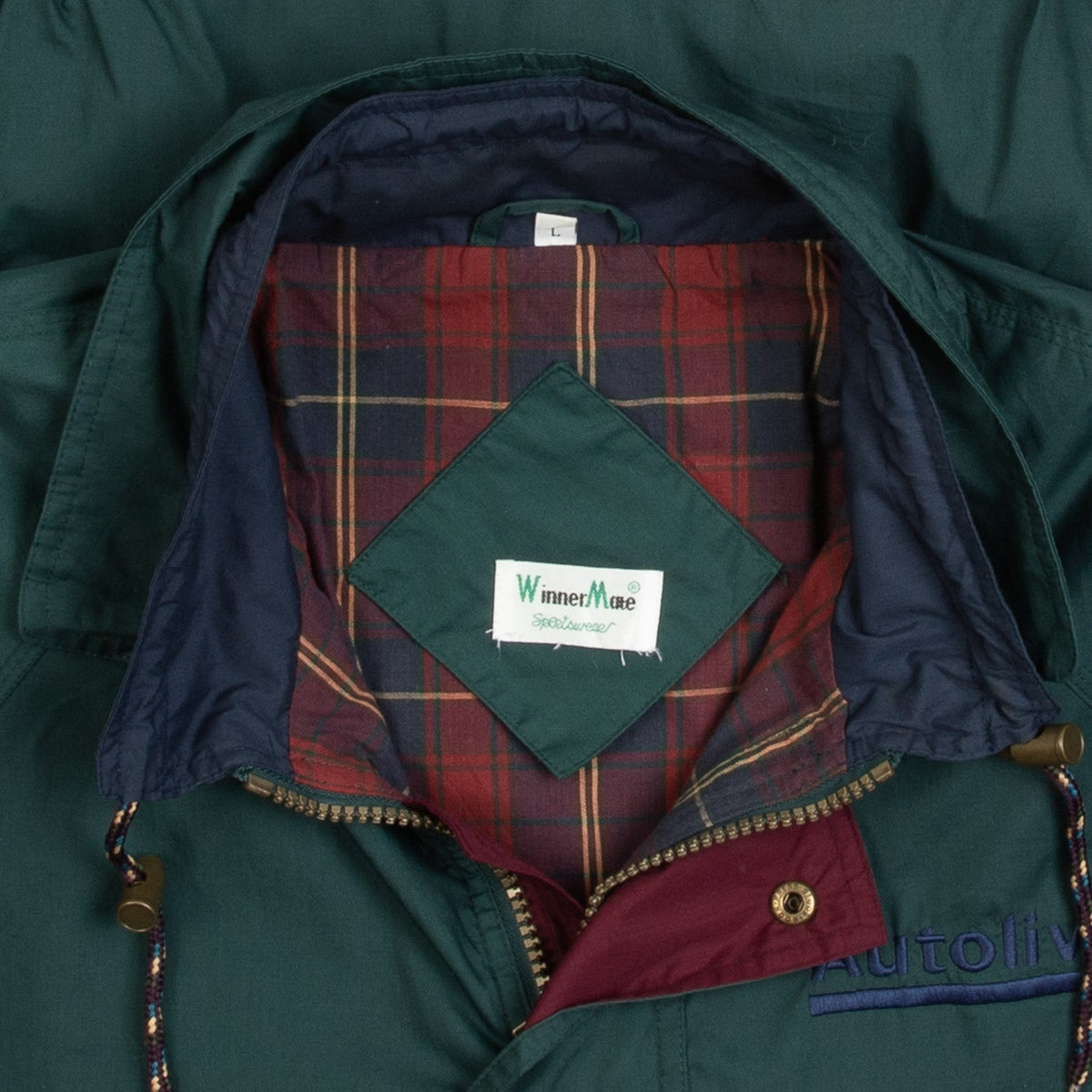 MEN'S VINTAGE 1990S AUTOLIV BOMBER JACKET - LARGE