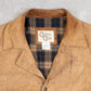 MEN'S VINTAGE 1990S SUEDE LEATHER VEST JACKET - LARGE