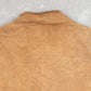 MEN'S VINTAGE 1990S SUEDE LEATHER VEST JACKET - LARGE