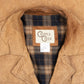 MEN'S VINTAGE 1990S SUEDE LEATHER VEST JACKET - LARGE