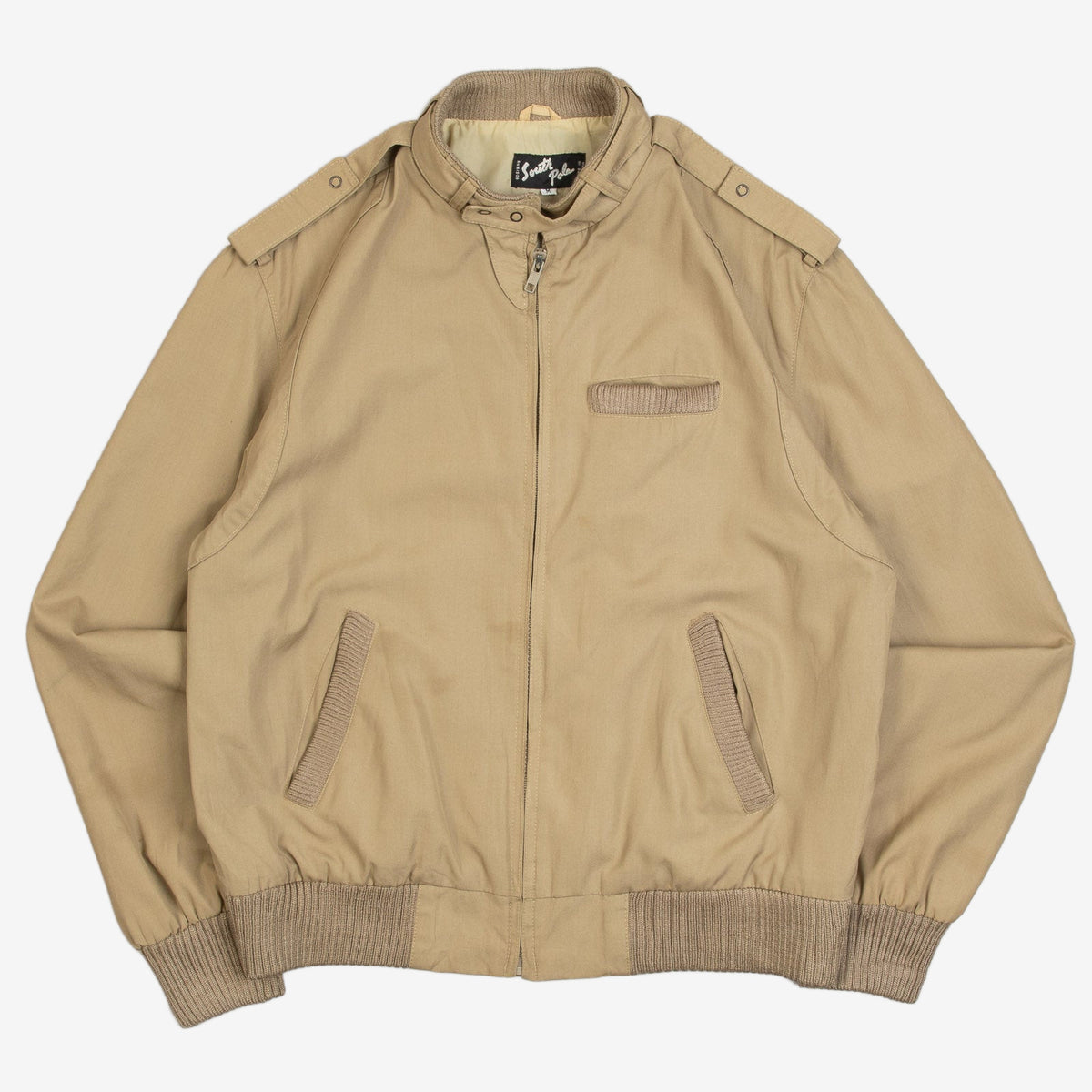 MEN'S VINTAGE 1980S UTILITY BOMBER JACKET - MEDIUM