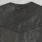 MEN'S VINTAGE 1990S LEATHER VEST JACKET - X-LARGE