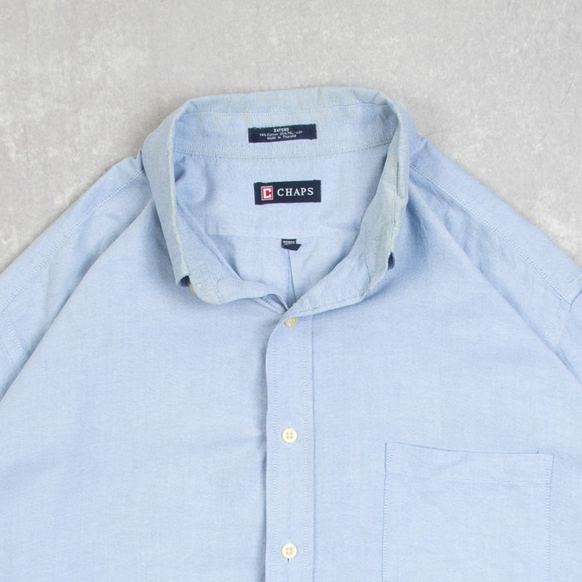 MEN'S VINTAGE 1990S CHAPS OXFORD SHIRT - X-LARGE