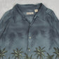MEN'S VINTAGE 1990S HAWAIIAN ISLAND SHORT SLEEVE PATTERNED SHIRT - XX-LARGE