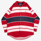 MEN'S VINTAGE 1990S CHAPS STRIPED SHIRT - LARGE