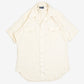 MEN'S VINTAGE 1980S WESTERN SHORT SLEEVE SHIRT - LARGE