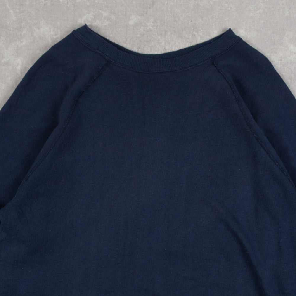 WOMEN'S VINTAGE 1990S BLANK RAGLAN SWEATSHIRT - LARGE