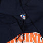 MEN'S VINTAGE RUSSELL ATHLETIC VIRGINIA LAW HOODED SWEATSHIRT - X-SMALL