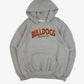 MEN'S VINTAGE RUSSELL ATHLETIC MEDIAPOLIS BULLDOGS HOODED SWEATSHIRT - X-LARGE