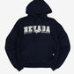 WOMEN'S VINTAGE RUSSELL ATHLETIC NEVADA WOLF PACK HOODED SWEATSHIRT - LARGE