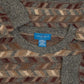 MEN'S VINTAGE 1990S STRUCTURED PATTERNED KNITTED JUMPER - X-LARGE