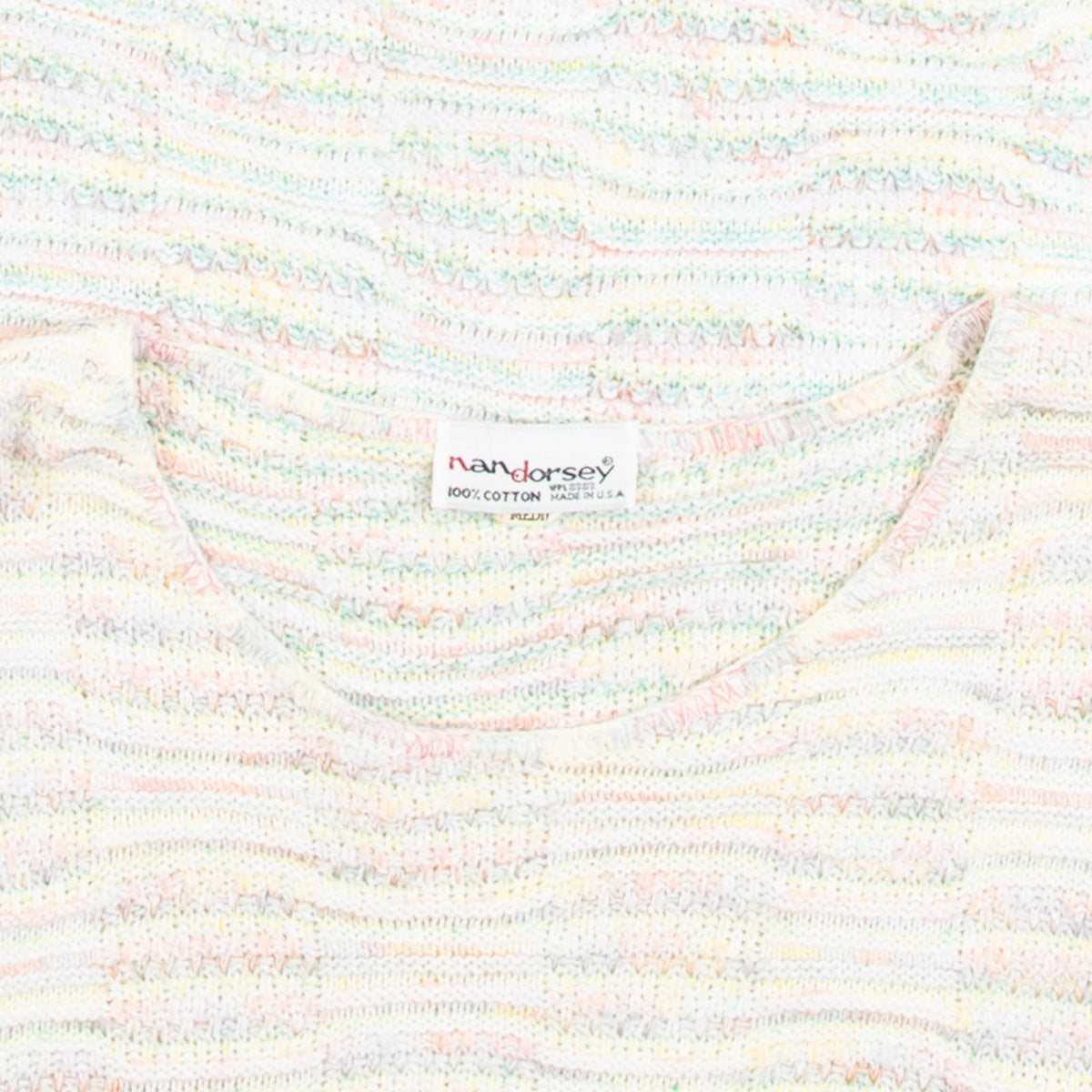 WOMEN'S VINTAGE 1980S STRUCTURED PATTERNED KNITTED VEST JUMPER - MEDIUM