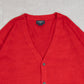 MEN'S VINTAGE 1990S DOCKERS BOXY KNITTED CARDIGAN - X-LARGE