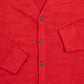 MEN'S VINTAGE 1990S DOCKERS BOXY KNITTED CARDIGAN - X-LARGE