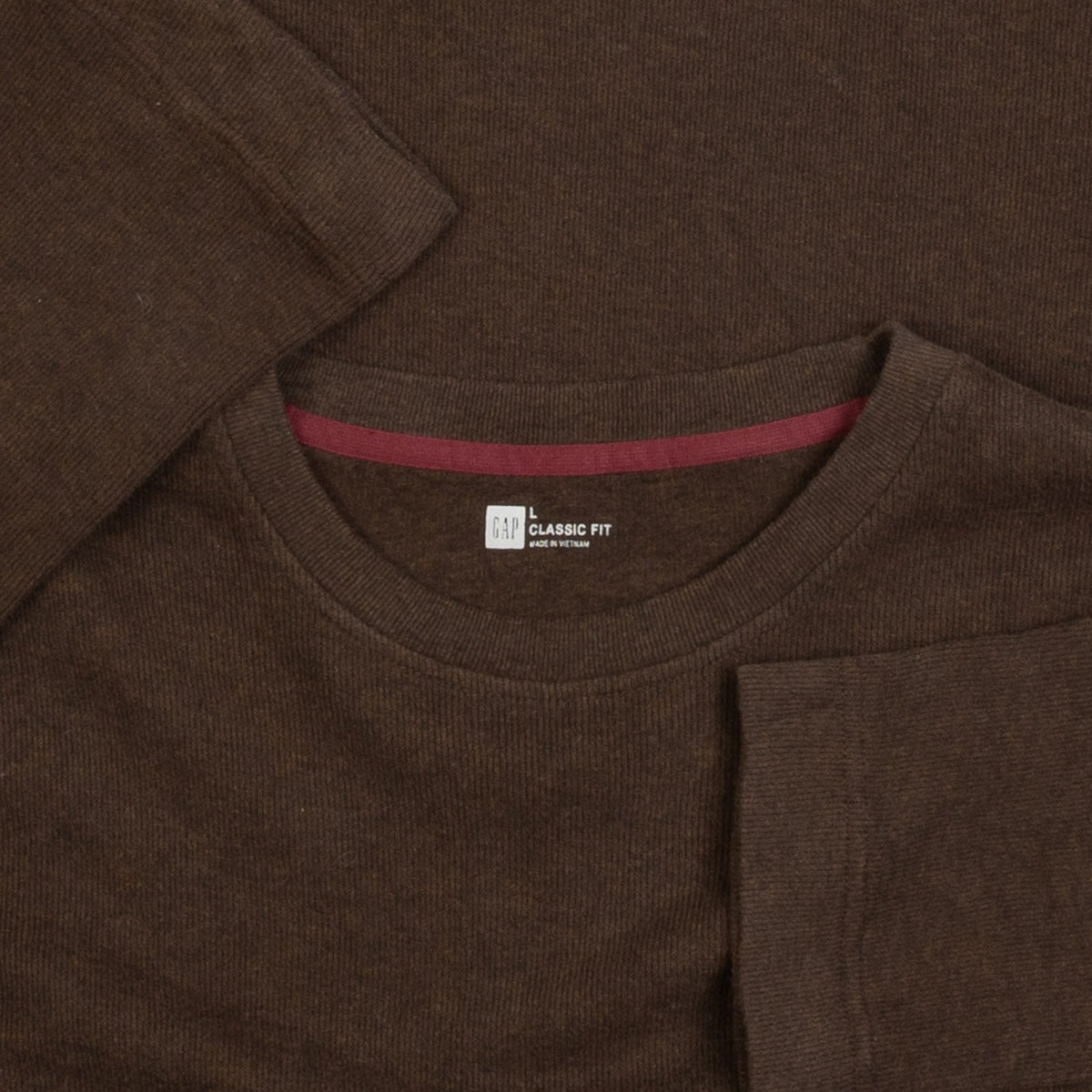 MEN'S VINTAGE GAP BLANK KNITTED JUMPER - LARGE