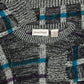 MEN'S VINTAGE 1990S STRUCTURED CHECKED KNITTED JUMPER - SMALL