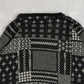 MEN'S VINTAGE 1990S PATTERNED KNITTED JUMPER - LARGE