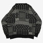 MEN'S VINTAGE 1990S PATTERNED KNITTED JUMPER - LARGE