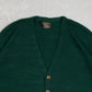 MEN'S VINTAGE 1980S BOXY KNITTED CARDIGAN - X-LARGE