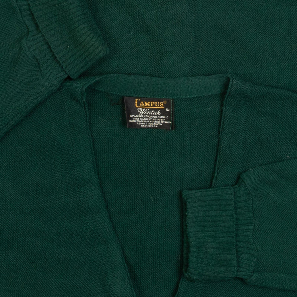 MEN'S VINTAGE 1980S BOXY KNITTED CARDIGAN - X-LARGE