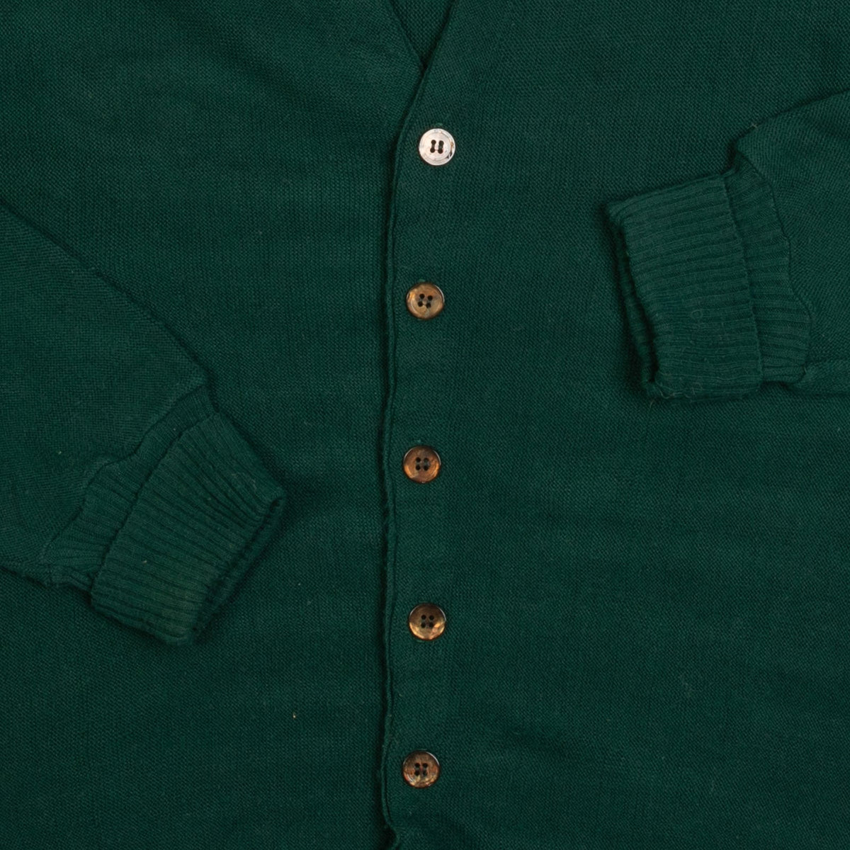 MEN'S VINTAGE 1980S BOXY KNITTED CARDIGAN - X-LARGE