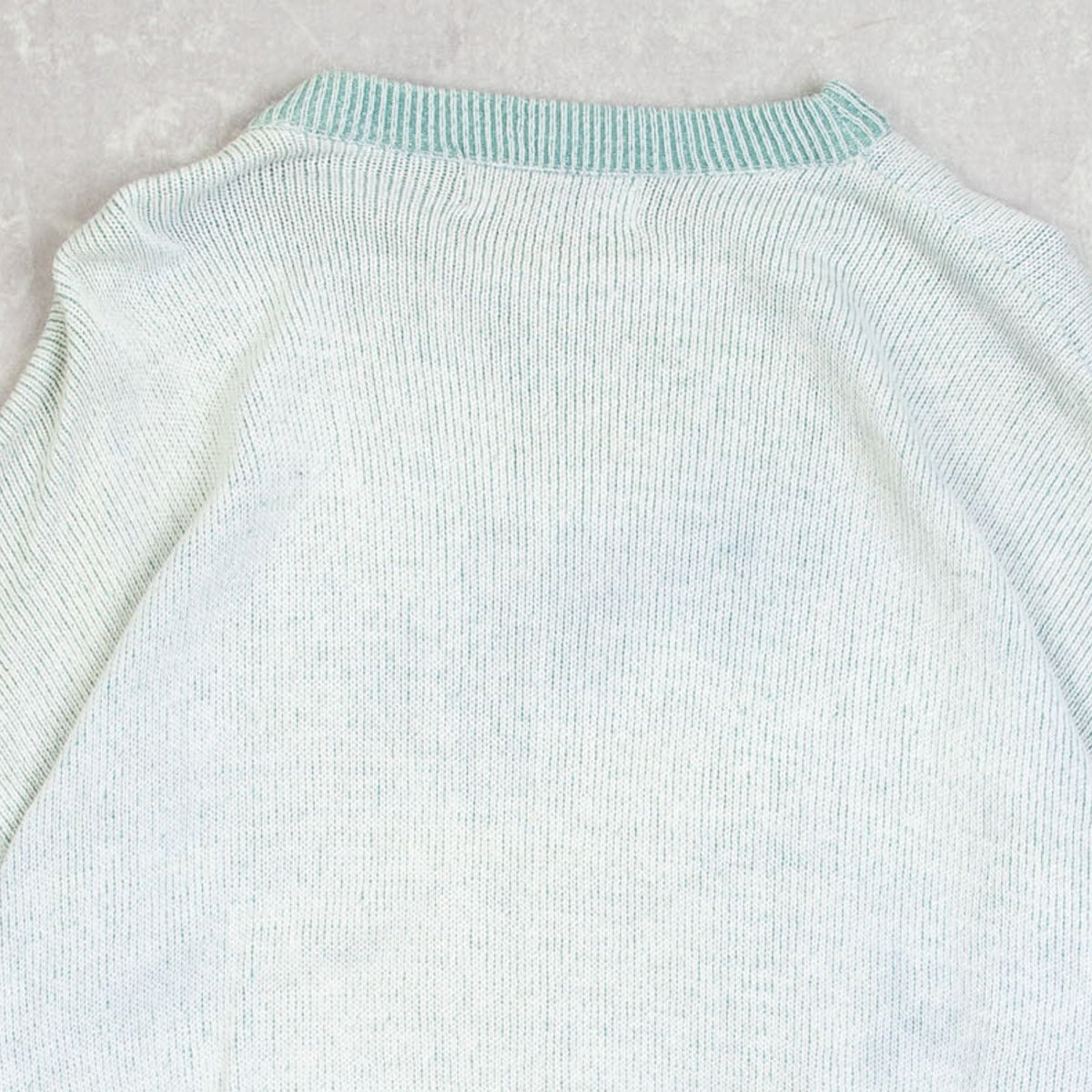 MEN'S VINTAGE 1980S STRUCTURED GOLF KNITTED JUMPER - MEDIUM