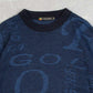 MEN'S VINTAGE 1980S STRIPED GOLF KNITTED JUMPER - MEDIUM