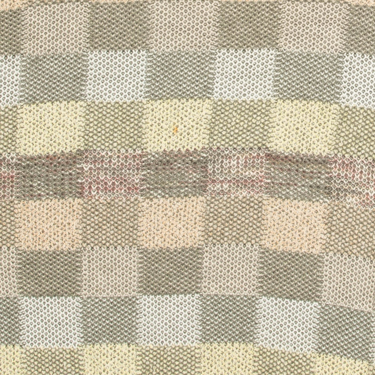 MEN'S VINTAGE 1990S CHECKERBOARD PATTERNED KNITTED JUMPER - X-LARGE