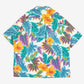 MEN'S VINTAGE 1990S HAWAIIAN SHORT SLEEVE PATTERNED SHIRT - X-LARGE