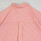 MEN'S VINTAGE 1990S CHAPS STRIPED SHORT SLEEVE SHIRT - LARGE