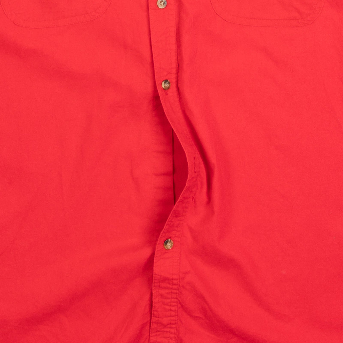 MEN'S VINTAGE 1990S WORKWEAR SHORT SLEEVE SHIRT - LARGE