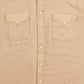 MEN'S VINTAGE 1990S PATTERNED WESTERN SHORT SLEEVE SHIRT - LARGE