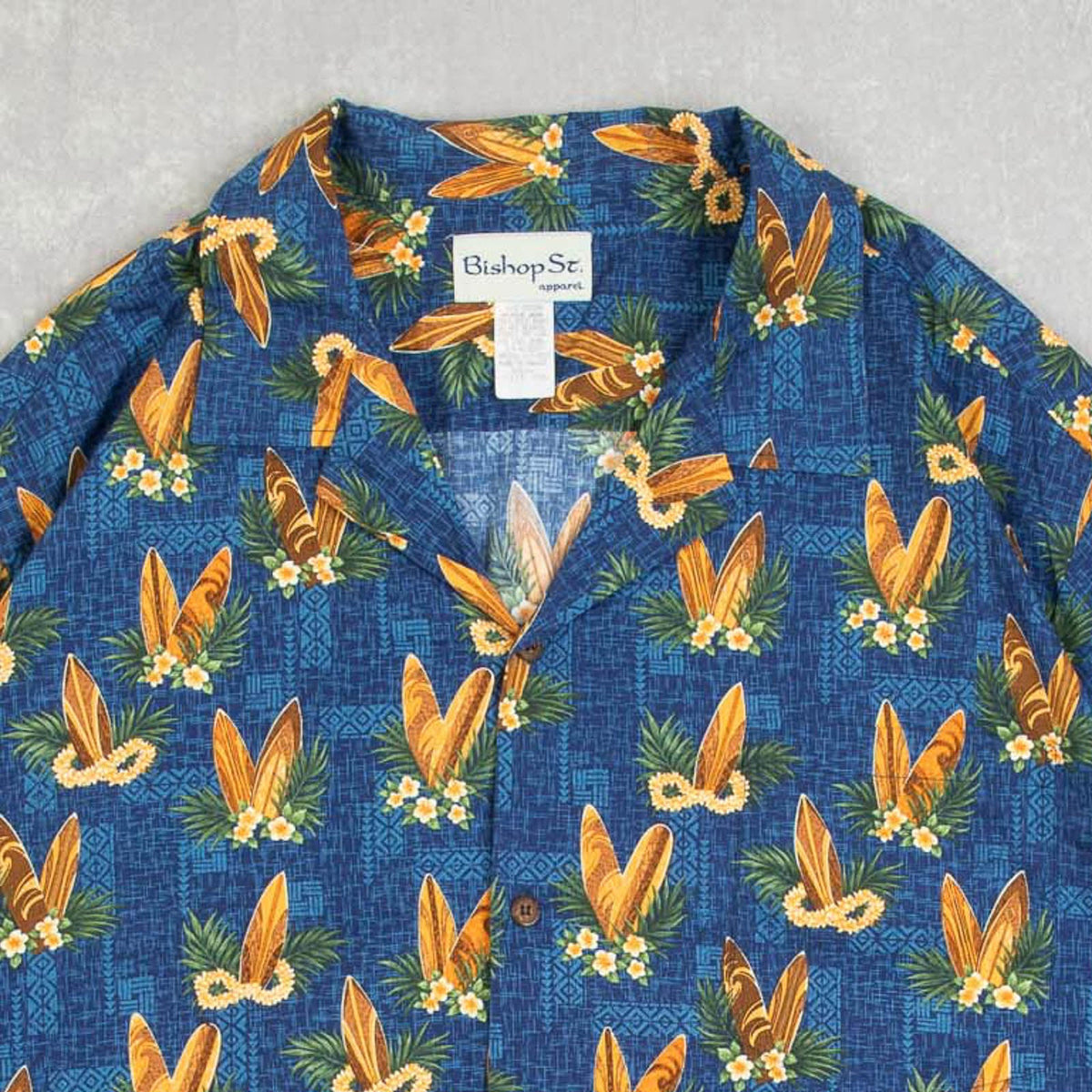 MEN'S VINTAGE 1980S HAWAIIAN SHORT SLEEVE PATTERNED SHIRT - XX-LARGE