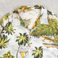 MEN'S VINTAGE 1980S HAWAIIAN SHORT SLEEVE PATTERNED SHIRT - LARGE